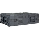 SKB 3RR-3U24-25B REMOVABLE SHOCK RACK CASE 3U, 24-inch depth, removable shockmount, wheels, black