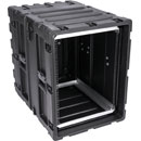 SKB 3RS-14U24-25B STATIC SHOCK RACK CASE 14U, 24-inch depth, 2x integrated wheels, black