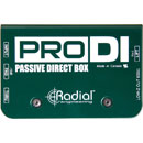 RADIAL PRODI DI BOX Passive, mono, 6.35mm jack input, 6.35mm jack thru