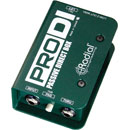 RADIAL PRODI DI BOX Passive, mono, 6.35mm jack input, 6.35mm jack thru