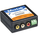 MUXLAB 500049 STEREO AV/IR PASS-THRU BALUN 3x female RCA, RJ45, terminal screws, female