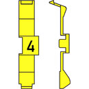 RETROFIT CABLE MARKERS PC60.4, yellow (strip of 32)