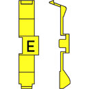 RETROFIT CABLE MARKERS PC36.E, black on yellow (strip of 32)