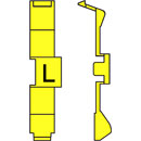 RETROFIT CABLE MARKERS PC36.L, black on yellow (strip of 32)