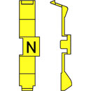 RETROFIT CABLE MARKERS PC60.N, black on yellow (strip of 32)