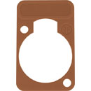 NEUTRIK DSS-1 XLR D-SERIES LABEL HOLDER Brown