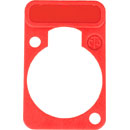 NEUTRIK DSS-2 XLR D-SERIES LABEL HOLDER Red