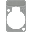 NEUTRIK DSS-8 XLR D-SERIES LABEL HOLDER Grey