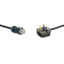 CANFORD AC MAINS POWER CORDSET Powercon NAC3FC-HC - UK 13A, 2 metres, black