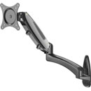 K&M 23870 MONITOR MOUNT Wall, single arm, VESA 75/100, 8kg capacity, black