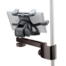 K&M 19740 TABLET HOLDER Pole-mount clamp, 160-320mm x 230-222mm range, black