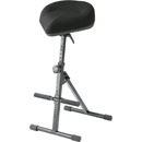 K&M 14046 STOOL Fabric seat, pneumatic spring, 650-930mm, black