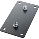 K&M 24356 UNIVERSAL MOUNTING BRACKET Horizontal, M6 - 50.8 x 107mm mounting template, black