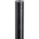 K&M 24653 LOUDSPEAKER STAND Floor, square base, up to 20kg, 1420-2420mm, locking screw, black