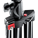 MANFROTTO 1004BAC MASTER LIGHTING STAND Air cushioned, supports 9kg, 124-366cm height, black