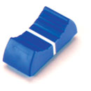 PENNY AND GILES PG11 FADER KNOB 11mm wide, for 18.6x1.7mm arm, blue