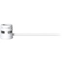 SHURE WL184M MICROPHONE Lavalier, condenser, supercardioid, LEMO connector, white