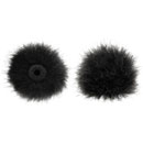 BUBBLEBEE WINDBUBBLE PRO WINDSHIELDS Extra-small, for 3-5mm diameter lav, black (pack of 2)