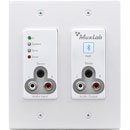 MUXLAB 500559 AUDIO CONVERTER Wallplate, Bluetooth/analogue to Dante, 2-gang US, Decora, white