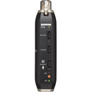SHURE X2U XLR TO USB ADAPTER MICROPHONE PREAMPLIFIER USB, single channel, headphone output, phantom