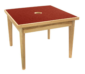 CANFORD ACOUSTIC TABLE Ash, square 1000mm (specify fabric colour)