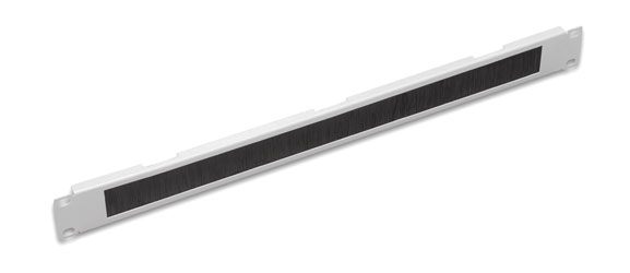 CANFORD BRUSH STRIP CABLE ACCESS PANEL, 1U, grey