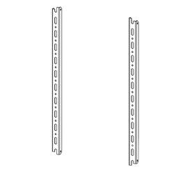 LANDE RACKS VERTICAL MOUNTING PROFILES For ES466E wall cabinet, 300mm, pair