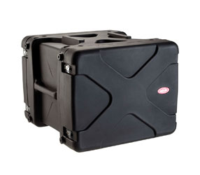 SKB 1SKB-R908U20 ROTO SHOCK RACK CASE 8U, 20-inch depth, fixed shockmount, black