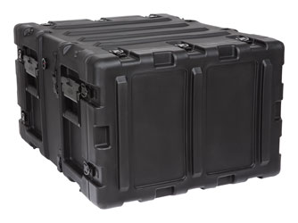 SKB 3RS-6U20-22B STATIC SHOCK RACK CASE 6U, 20-inch depth, fixed shockmount, black