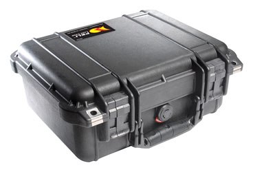 PELI 1400 PROTECTOR CASE Internal dimensions 301x228x131mm, empty, black