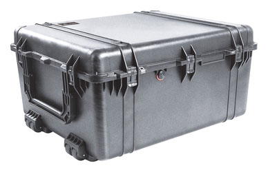 PELI 1690 PROTECTOR CASE Internal dimensions 765x638x390mm, empty, wheeled, black