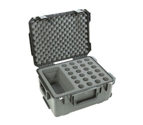 SKB 3I-2015-MC24 iSERIES UTILITY CASE Waterproof, for 24 microphones