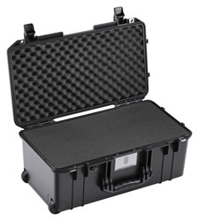 PELI 1556 AIR CASE Internal dimensions 549x273x228mm, with foam, wheeled, black