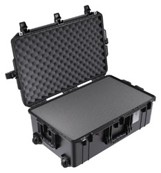 PELI 1595 AIR CASE Internal dimensions 650x382x229mm, with foam, wheeled, black