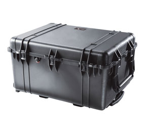 PELI 1630 PROTECTOR CASE Internal dimensions 704x533x394mm, with foam, wheeled, black