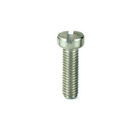 RACKMOUNT BOLTS Cheese, slotted, nickel, 20mm (pack of 25)