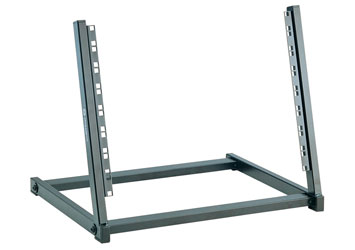 K&M 40900 DESK RACK 8U, angled, black