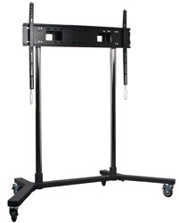 B-TECH BT8506 FLAT SCREEN STAND Floor, up to VESA 1100x730/universal, with castors, black/chrome