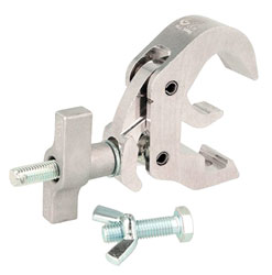 DOUGHTY T58305 TRIGGER CLAMP Slimline, with M10 x 35 bolt and wingnut, silver