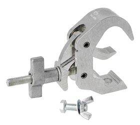 DOUGHTY T58150 BABY QUICK TRIGGER CLAMP With M10 x 35 bolt and wing nut, silver