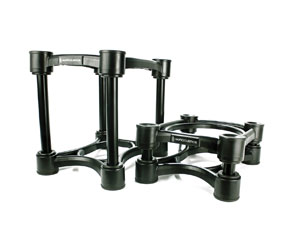 ISOACOUSTICS ISO-200 LOUDSPEAKER STAND Isolation, height and tilt adjustable, large, pair