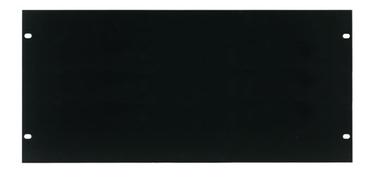 CANFORD RACK PANEL BLANK, FULL WIDTH 5U Steel, black painted