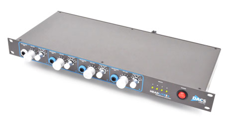 DACS HEADLITE 3+ HEADPHONE AMPLIFIER 4-channel, 1U rackmount, 1x +Power module, 3x standard modules