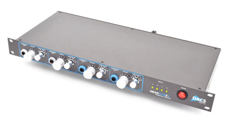 DACS HEADLITE 3+ HEADPHONE AMPLIFIER 4-channel, 1U rackmount, 2x +Power module, 2x standard modules