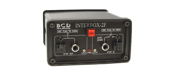BCD ITB-2F INTERBOX FORMAT CONVERTER Audio, bi-directional, 1x S/PDIF / Toslink to and from AES