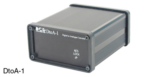 BCD DTOA-1 DIGITAL TO ANALOGUE CONVERTER Stereo, line level out, requires DC power