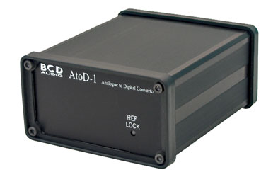 BCD ATOD-1 ANALOGUE TO DIGITAL CONVERTER Stereo, line level in, requires DC power