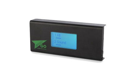 GREEN-GO GWP DIGITAL CUELIGHT PANEL Wall mounting, ethercon RJ45 connection