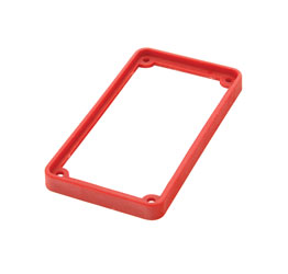 TECPRO Spare bezel for BP1 series beltpack, red