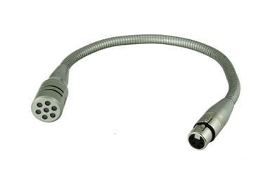 TECPRO LSM2 Gooseneck mic, nickel